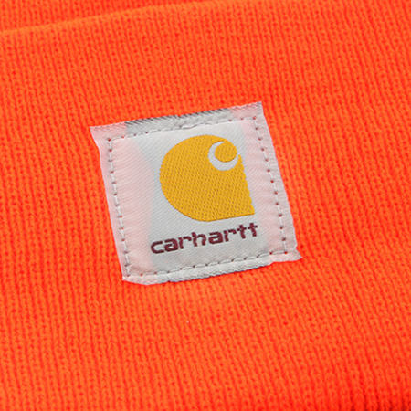 Carhartt - Bonnet Logo A18 Orange Fluo