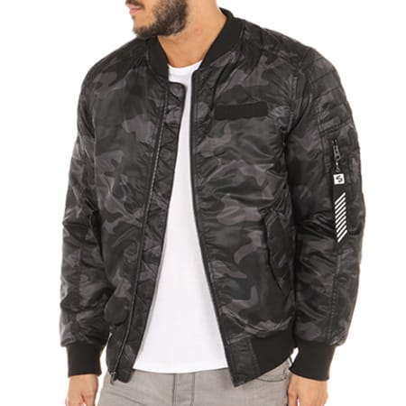 South Pole - Bomber 17321-5102 Gris Anthracite Camouflage 