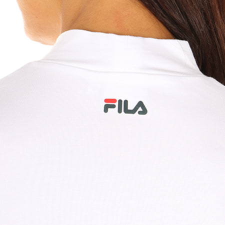 Fila - Tee Shirt Crop Femme Every Turtle 681267 Blanc