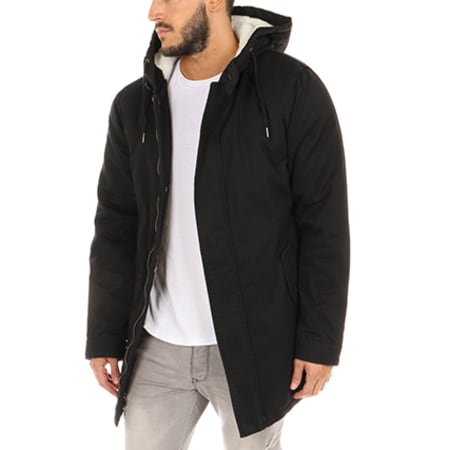 Only And Sons - Parka Anza Teddy Noir