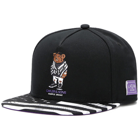Cayler And Sons - Casquette Snapback Purple Swag Noir