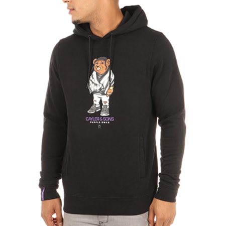 Cayler And Sons - Sweat Capuche Purple Swag Noir