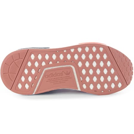 Adidas Originals - Baskets Femme NMD R1 BY9648 PrimeKnit Raw Pink Glitch