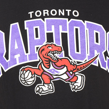 Mitchell and Ness - Tee Shirt Team Arch Tailored NBA Toronto Raptors Noir