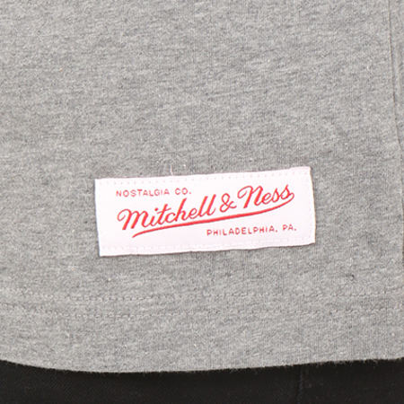 Mitchell and Ness - Tee Shirt Team Arch Traditional NBA Cavaliers Cleveland Gris Chiné