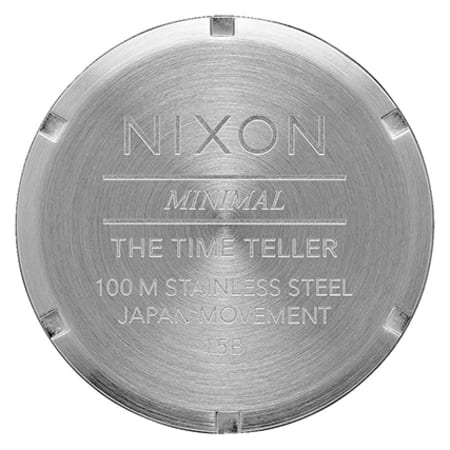 Nixon - Montre Time Teller Silver Black Brown