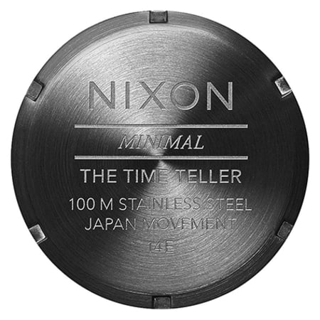 Nixon - Montre Time Teller Black Silver
