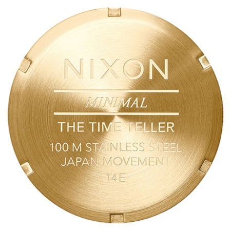 Nixon - Montre Time Teller Gold Green Sunray