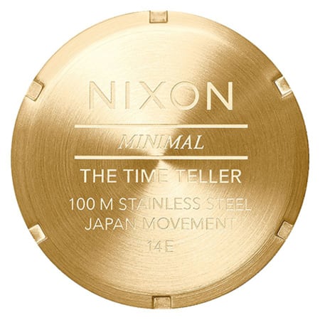 Nixon - Montre Time Teller Gold White