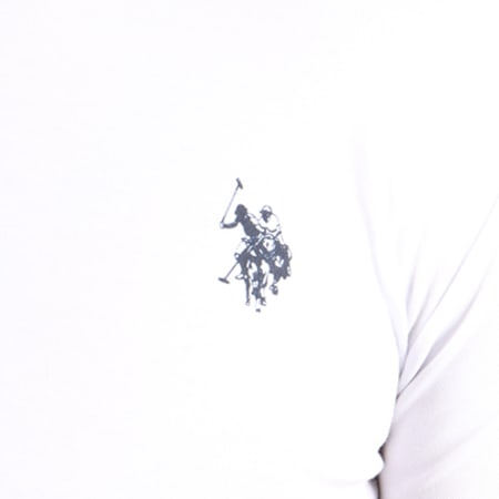 US Polo ASSN - Tee Shirt Basic Crewneck Blanc