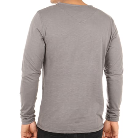 Classic Series - Tee Shirt Manches Longues Peak Gris Anthracite 
