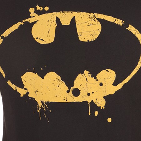DC Comics - Tee Shirt Grunge Symbol Noir