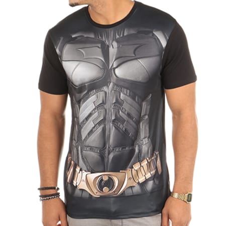 DC Comics - Tee Shirt Dark Night Costume Noir