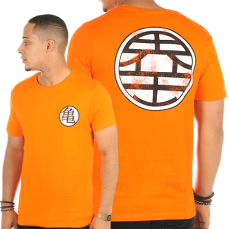 Dragon Ball Z - Tee Shirt Symbols Orange