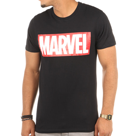 Marvel - Tee Shirt Logo Noir