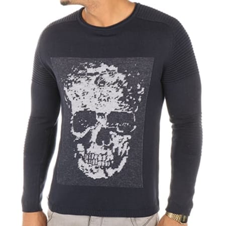Paname Brothers - Pull Papy Bleu Marine