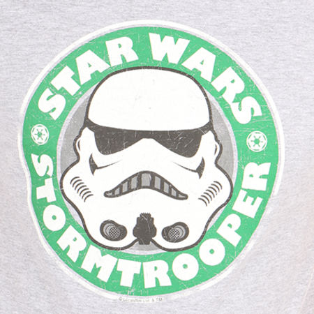 Star Wars - Tee Shirt Stormtrooper Coffee Gris Chiné