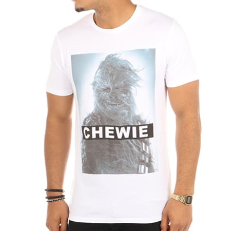 Star Wars - Tee Shirt Chewie Blanc