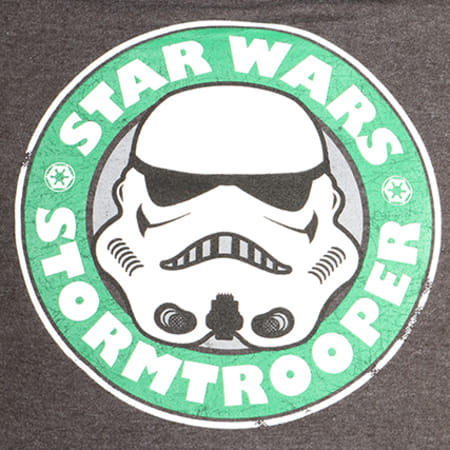 Star Wars - Sweat Capuche Starbuck Trooper Gris Anthracite Chiné