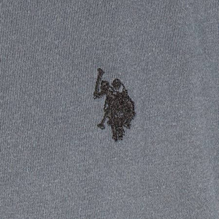 US Polo ASSN - Tee Shirt Manches Longues Uspa Gris Anthracite