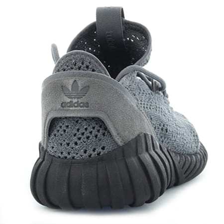 Adidas Originals - Baskets Tubular Doom Sock PK BY3564 Grey Core Black Footwear White 