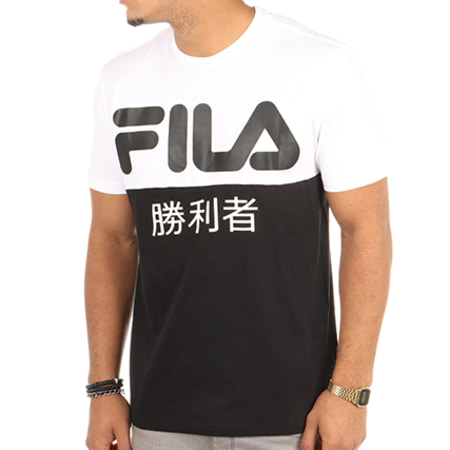 Fila - Tee Shirt Botan 681869 Blanc Noir