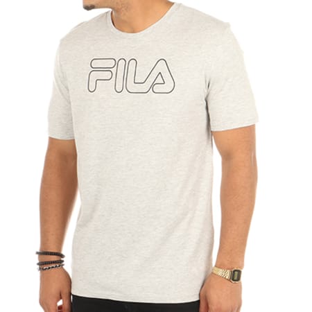 Fila - Tee Shirt Classic Core 681888 Gris Chiné