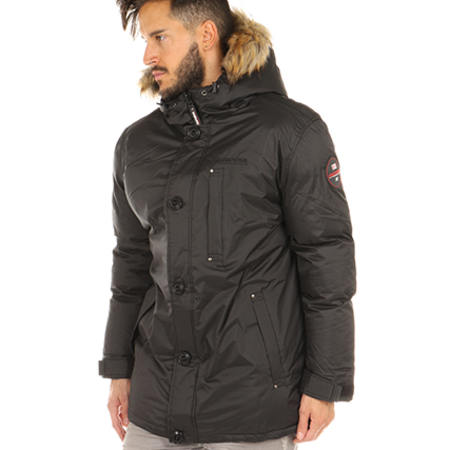 Geographical Norway - Parka  Fourrure Chapala Noir