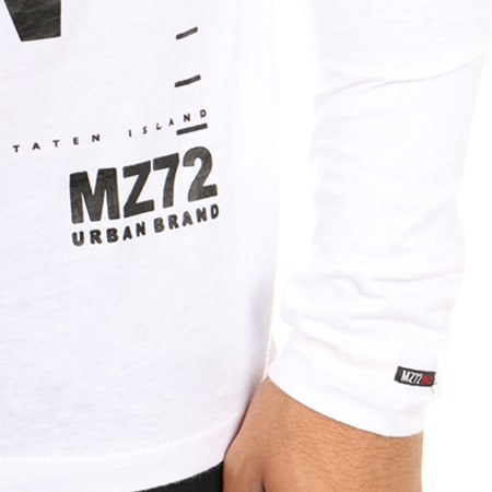 MZ72 - Tee Shirt Manches Longues Thetype Blanc