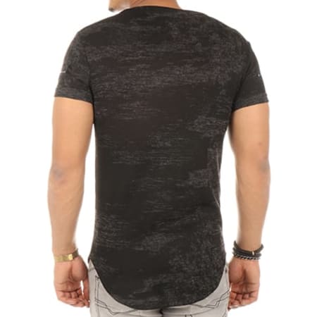 Uniplay - Tee Shirt Oversize Upy91 Noir Chiné 