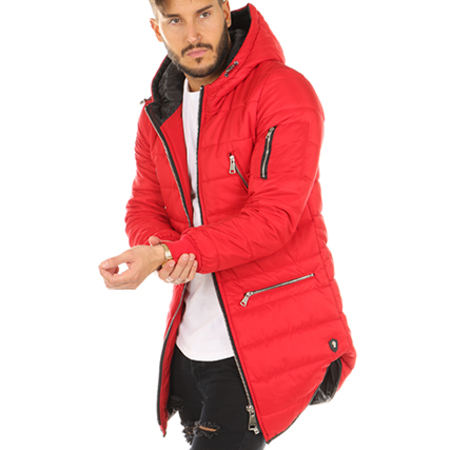 Uniplay - Parka Poche Bomber T1766 Rouge