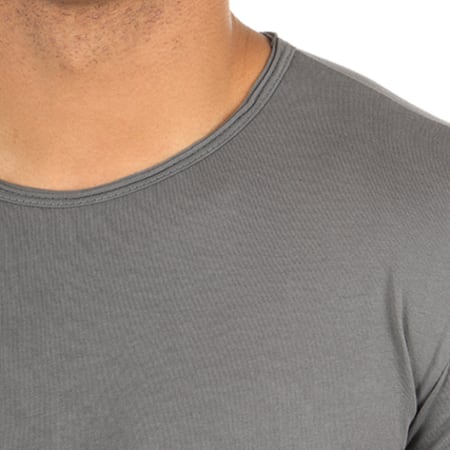 Frilivin - Tee Shirt Manches Longues 7005 Gris Anthracite