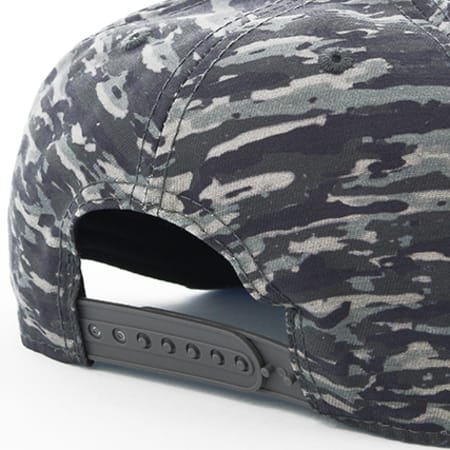 Jack And Jones - Casquette Snapback Camouflage Gris Anthracite 