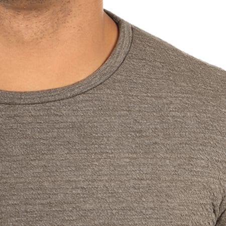 Uniplay - Tee Shirt Manches Longues Oversize Zips UPY99 Vert Kaki 