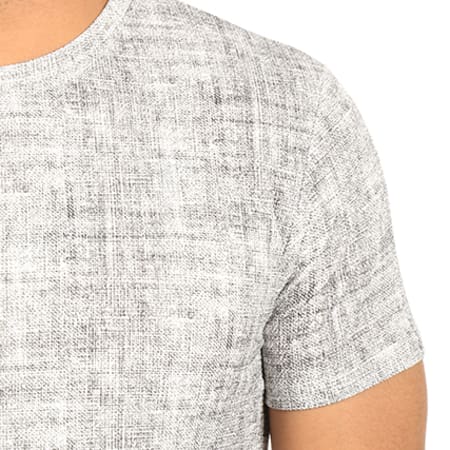 Uniplay - Tee Shirt Oversize PM681 Gris Chiné