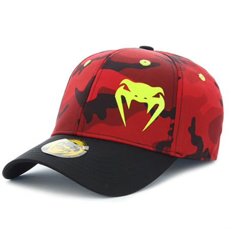 Venum - Casquette Fitted Atmo Rouge Camouflage