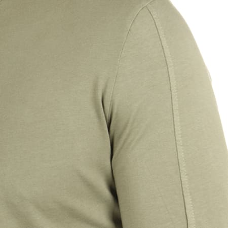 Aarhon - Tee Shirt Manches Longues Oversize 2190 Vert Kaki 