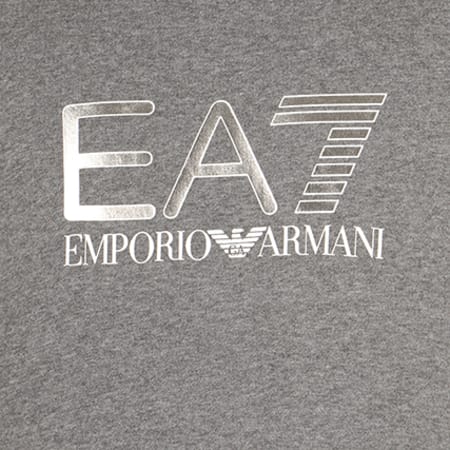EA7 Emporio Armani - Sweat Capuche 6YPMC7-PJ07Z Gris Anthracite 
