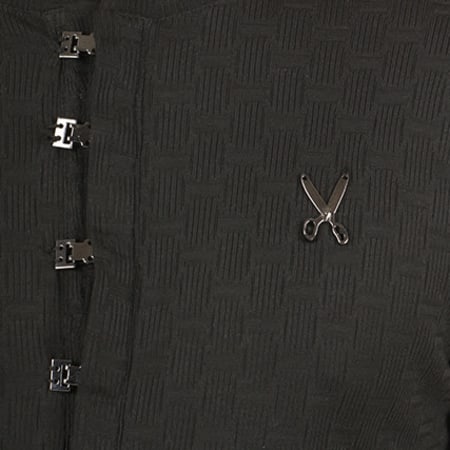 Ikao - Tee Shirt Manches Longues F18079 Noir