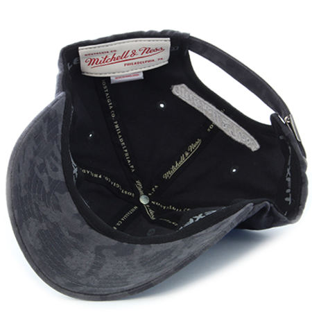 Mitchell and Ness - Casquette INTL078 Camouflage Gris Anthracite
