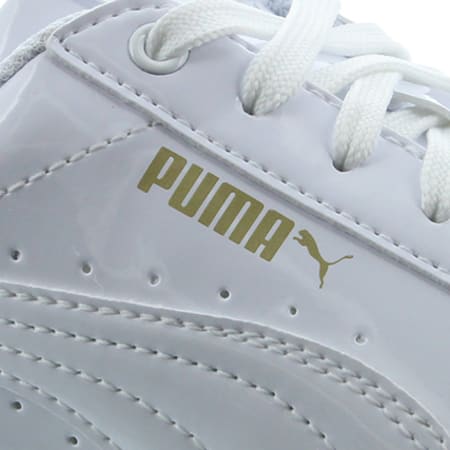 Puma - Baskets Femme Vikky Platform Patent 364892 Puma White