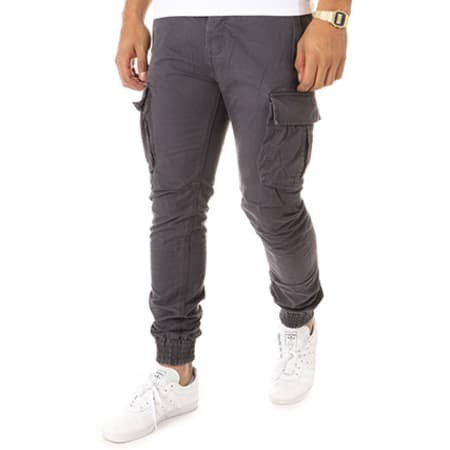 Superdry - Jogger Pant Rookie Gris Anthracite 