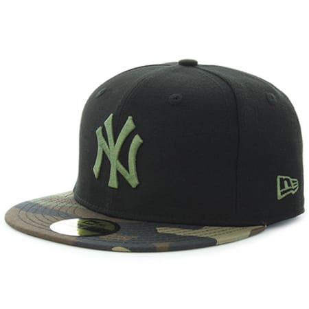 New Era - Casquette Fitted Contrast Camo MLB New York Yankees Noir