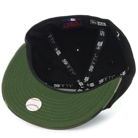 New Era - Casquette Fitted Contrast Camo MLB New York Yankees Noir