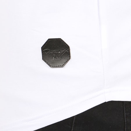 Project X Paris - Tee Shirt Oversize Bandes T881713 Blanc