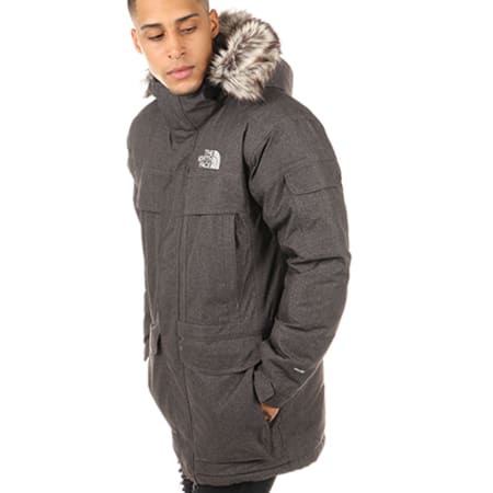 the north face parka grise