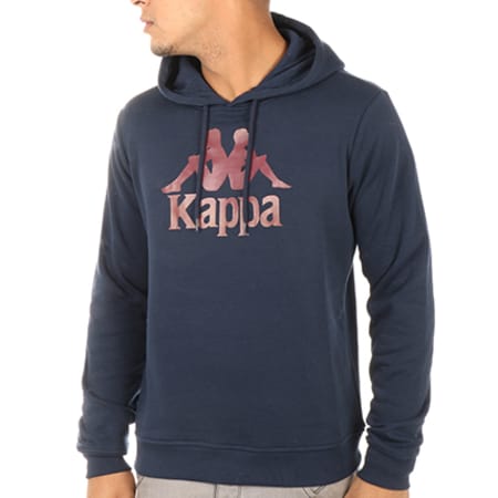Kappa - Sweat Capuche Authentic Esmio Bleu Marine