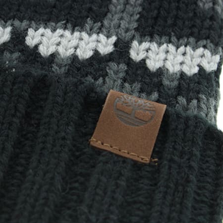 Timberland - Bonnet Marled Logo Gris Noir