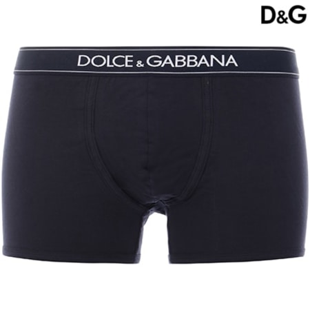 Dolce & Gabbana - Boxer Stretch Cotton Bleu Marine