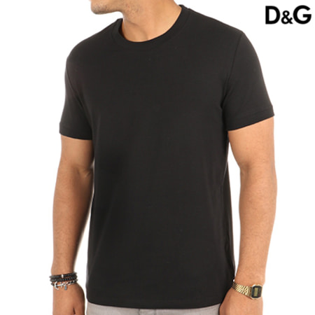 Dolce & Gabbana - Tee Shirt Stretch Cotton Noir